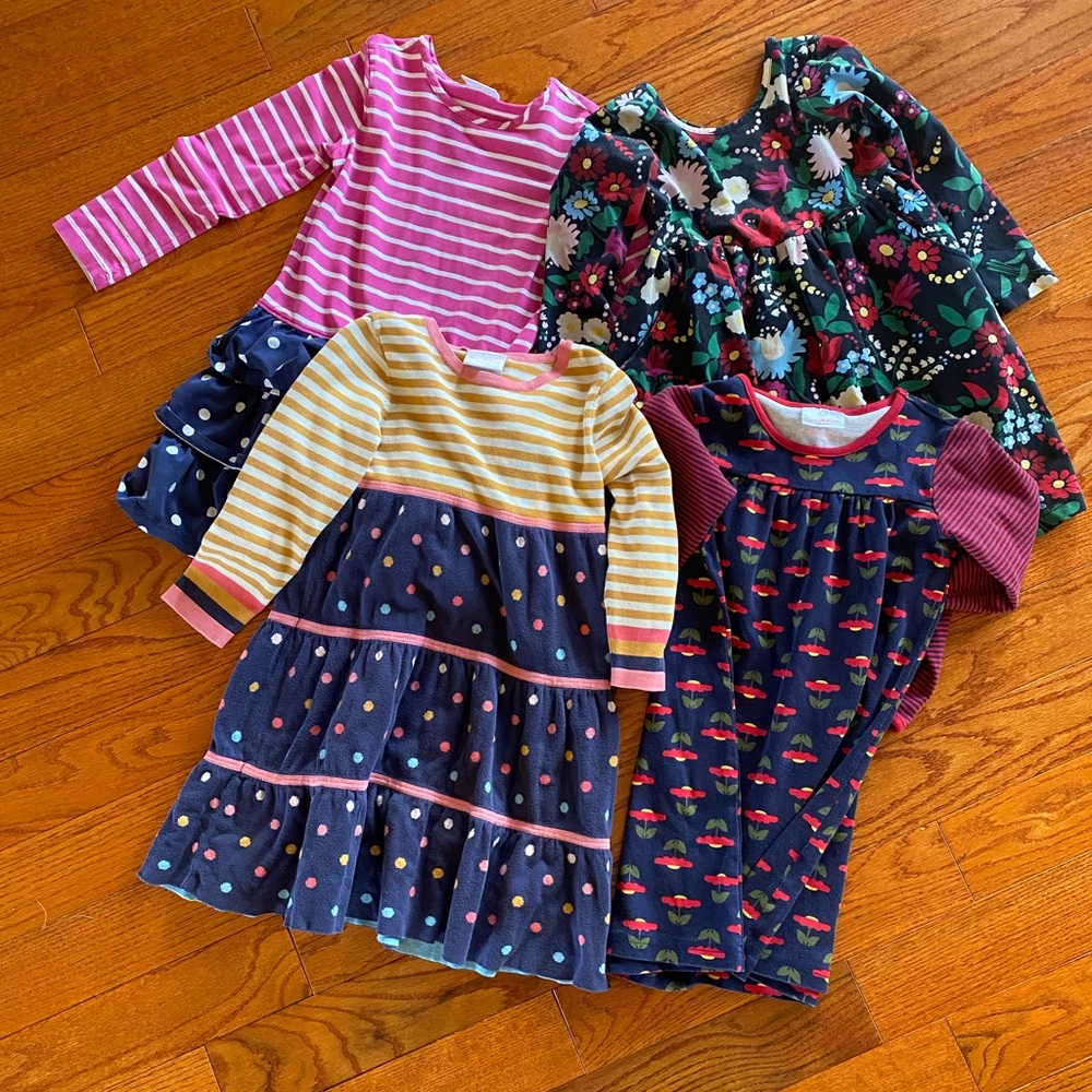 Hanna Andersson Winter Play Dress Bundle 110/120